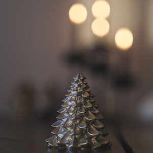 Jólatré 10cm - Silfur