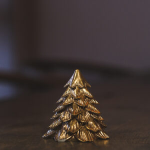 Jólatré 8cm - Gyllt